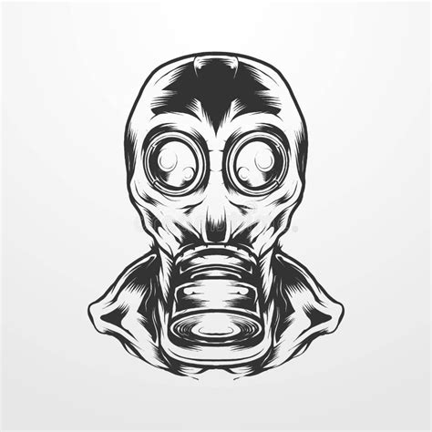 skull wearing gas mask vector stock illustrations 7 skull wearing gas mask vector stock