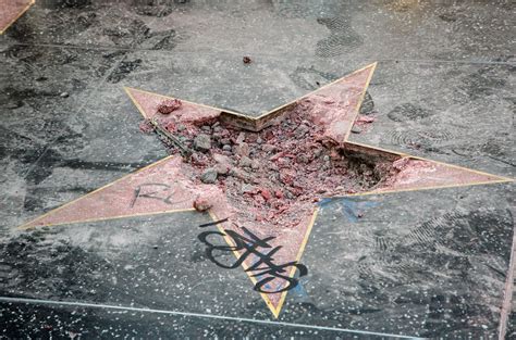 Trumps Hollywood Walk Of Fame Star Destroyed Again Billboard Billboard