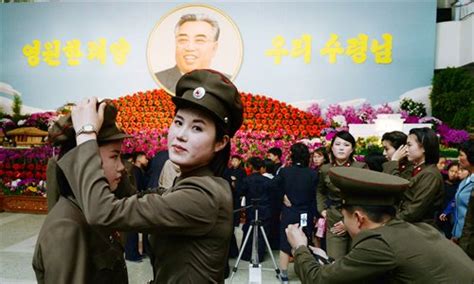 Nkorea Marks Kim Il Sungs Birthday Global Times