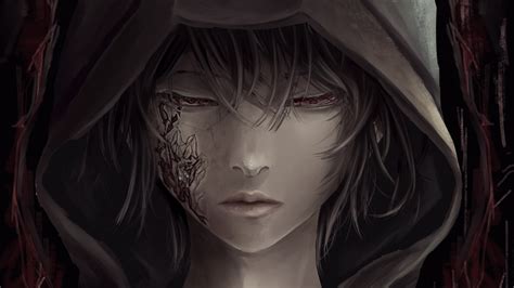 Hooded Sad Anime Boy Wallpapers Wallpaper Cave