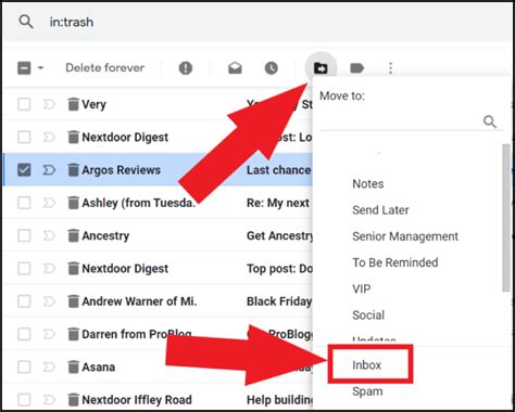 How To Recover Deleted Emails From Gmail Tecnobits ️