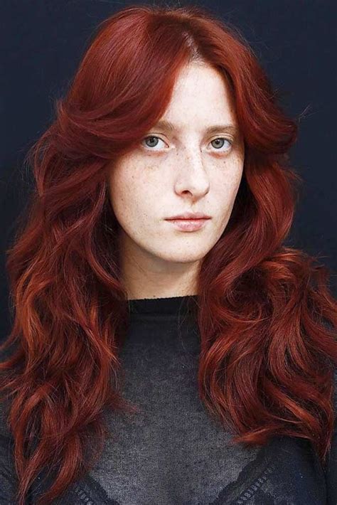 Hair Color 2017 2018 Dark Ginger Hair Redhair Wavyhair ️ Discover