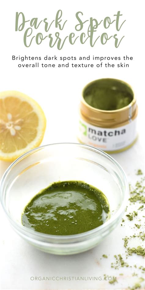 Matcha Green Tea Mask Dark Spot Remover On Face Diy