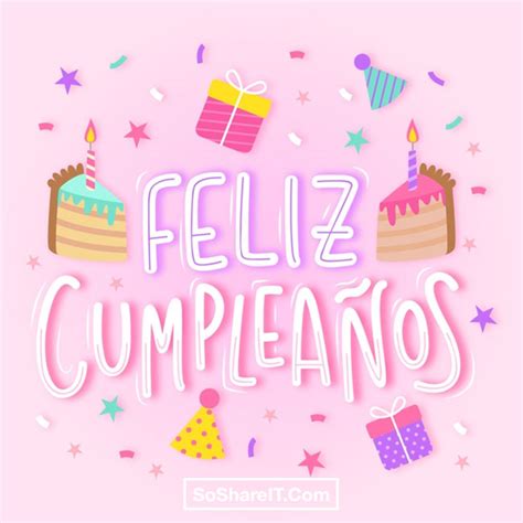 Happy Birthday Wishes In Spanish Soshareit