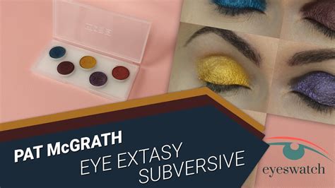 Pat Mcgrath Eye Extasy Subversive Eyeshadow Palette All Swatches On