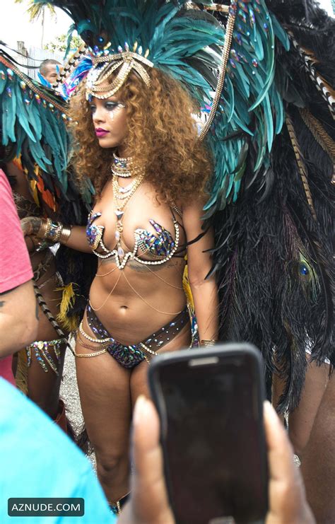 Rihanna Sexy At Kadooment Day In Barbados Aznude