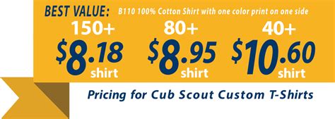 Custom Cub Scout Pack T Shirts Classb Custom T Shirts