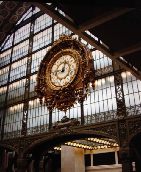 Old Clock Orsay Museum Paris Train Station Clock Old Train Station