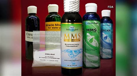 Fda Warns That Miracle Mineral Solution May Have Deadly Side Effects