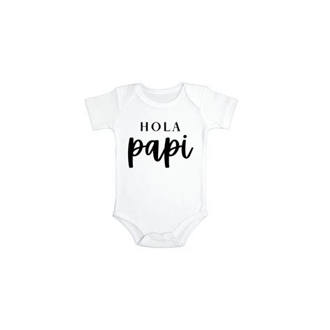 Hola Papi Pregnancy Announcement Onesie 0 3 Months Nene Glamour Store