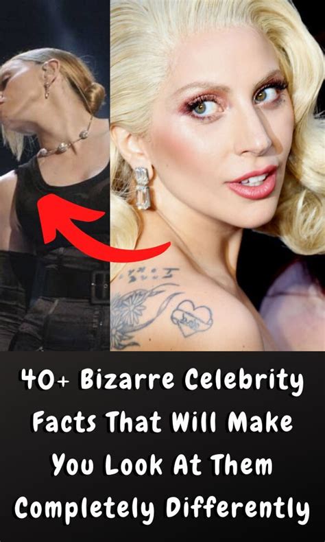 40 Bizarre Celebrity Facts That Will Make You Look At Them Completely