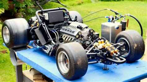 13 Scale Hybrid Rc Car With A Scratch Built 125cc V10 Engine Hackaday