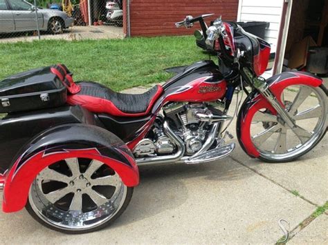 Custom Harley Davidson Trike Wheels Flourless Journal Efecto