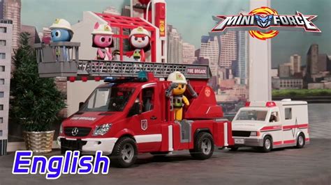 Miniforce Toy Adventure Fire Truck Play｜truck｜fire Fighter Youtube