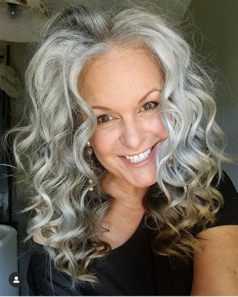 silver and free on instagram “in love with graytdaysahead curls silverandfree greyhair
