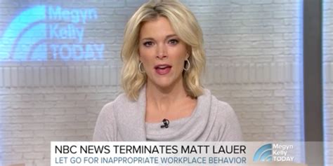 Megyn Kelly On Matt Lauers Firing After Sexual Misconduct Complaint