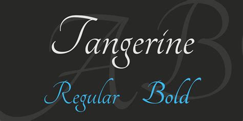 Tangerine Font Free Download And Similar Fonts Fontget
