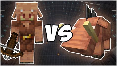 Piglin Vs Hoglin Minecraft Mob Battle Youtube