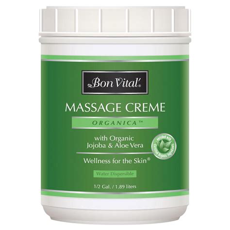 Bon Vital Organica Massage Creme Massage Lotions Oils And Creams
