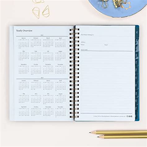 Blue Sky 2022 2023 Academic Year Weekly And Monthly Planner 5 X 8