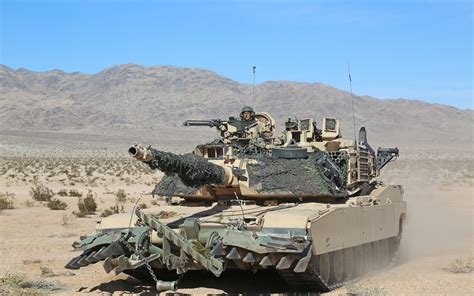 Photo M1 Abrams Tanks Us M1 With A Mine Plow Army 3840x2400