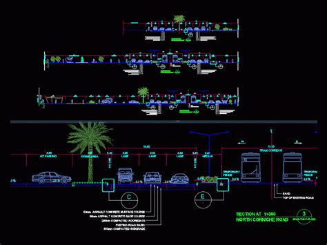 Road Section Dwg Section For Autocad • Designs Cad