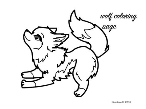 Baby Wolf Coloring Pages At Free Printable Colorings