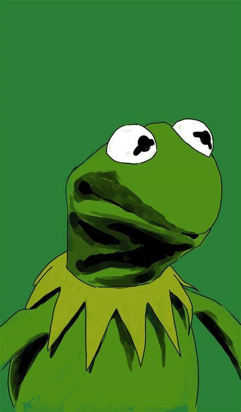 Kermit Wallpaper Meme Cute Cartoon Characters Funny Aesthetic Profile
