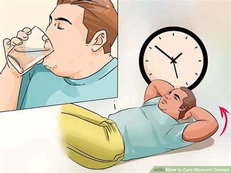 That means by simply adding a little baking soda to your coffee you could neutralize the acid to avoid stomach upset. 8 Ways to Cure Stomach Cramps - wikiHow