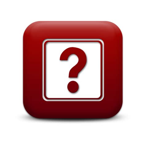 Square Question Mark Icon Free Image Download