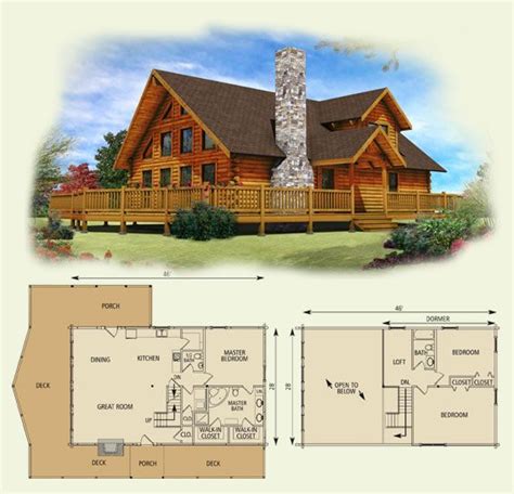 Floor Plan Lakefront Ii Log Home And Log Cabin Floor Plan One Of My