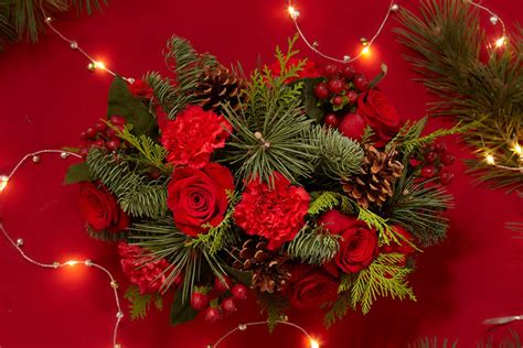 Christmas Flowers Delivery Columbus De Santis Florist Incde Santis
