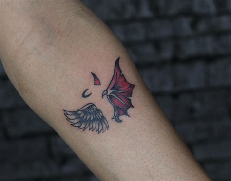 Angel Demon Tattoo Design