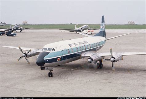 Vickers 813 Viscount British Midland Airways Bma Aviation Photo