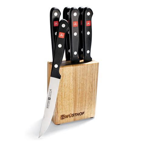 Wüsthof Gourmet 7 Piece Steak Knife Block Set Sur La Table