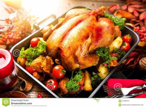 Christmas is fast approaching so i have been busy buying and wrapping presents for all my friends and family. Roasted Turkey Garnished With Potato. Thanksgiving Or ...