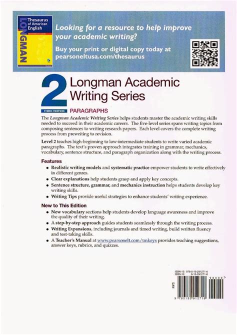 Longman Academic Writing Series 2 Paragraphs Third Edition By Ann Hogue