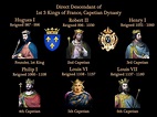987-1180 Kings of France Capetian dynasty | British royal family tree ...