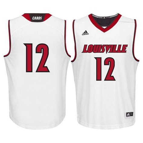 Play like your heroes with our collection of basketball jerseys, featuring lots of great nba jerseys from your favourite teams, in addition to jerseys from all the best basketball brands around. #12 Louisville Cardinals adidas Replica Basketball Jersey ...