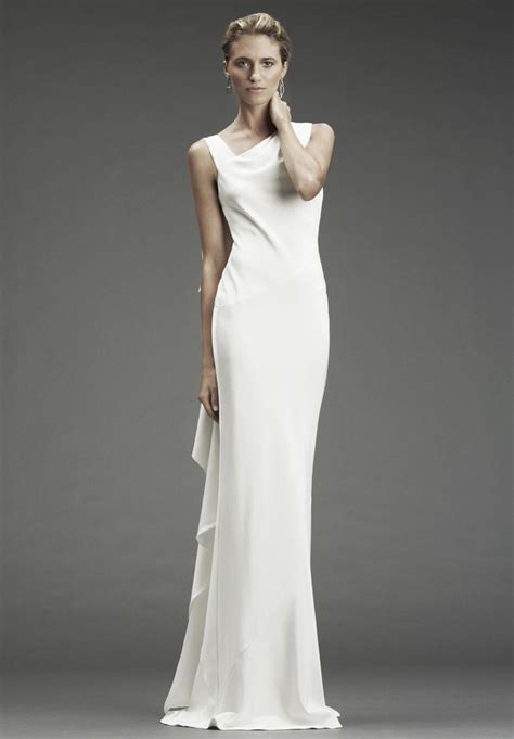 Whiteazalea Simple Dresses Satin Simple Wedding Dresses With Attractive Back Designs