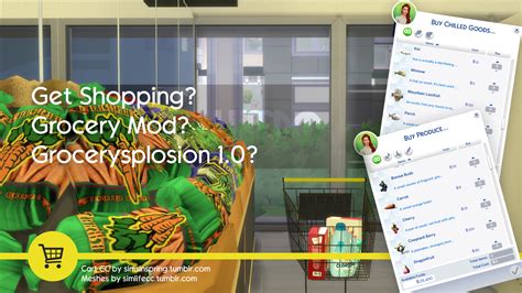 Sims 4 Grocery Store Clutter