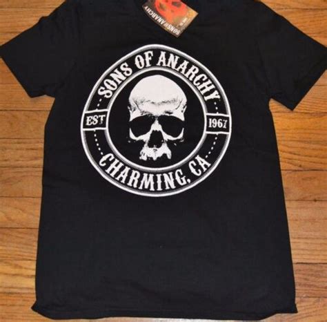 Sons Of Anarchy Samcro Charming Ca Soa Tee T Shirt Licensed Soa Reaper