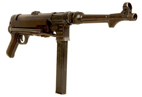 Deactivated Old Spec Nazi Mp40 Submachine Gun Axis Deactivated Guns