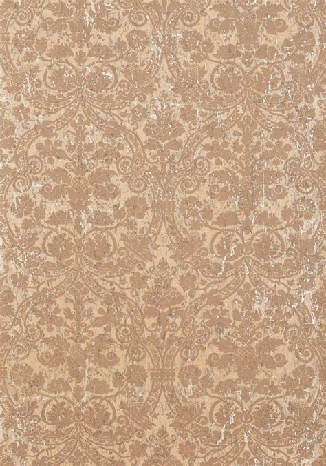 T7603 Curtis Damask Wallpaper Beige From The Thibaut Damask Resource 3