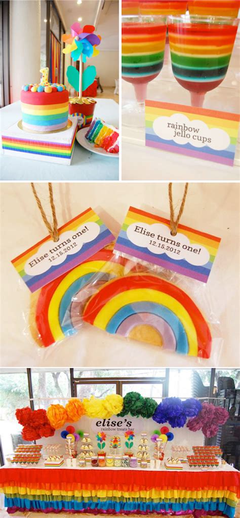 Crown your cupcakes with adorable goodness. Kara's Party Ideas Rainbow Themed 1st Birthday Party ...