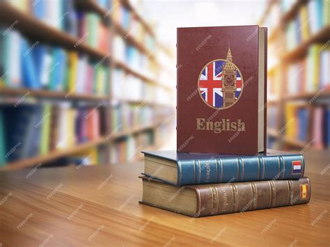 Premium Photo Learn English Concept English Dictionary Book Or