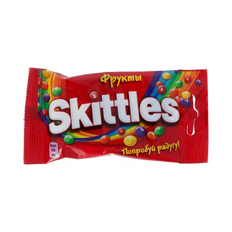Skittles Жевательные конфеты в сахарной глазури 38 г купить за 4000 ₽ в интернет магазине
