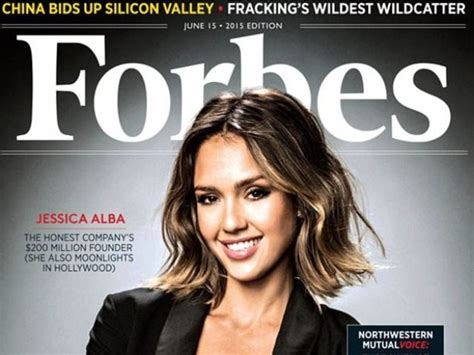 Jessica Alba Lands Forbes Cover As One Of America S Richest Self Made Women
