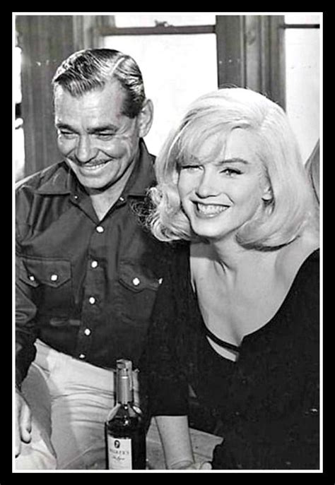 I Love This Happy Picture Of Marilyn Monroe And Clark Gable In The Vastly