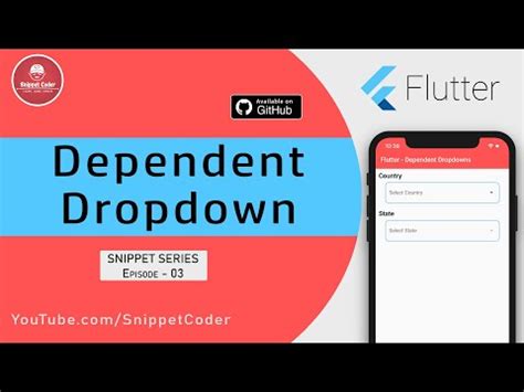 Database Driven Dependent Dropdown In Flutter Using Getx Flutter